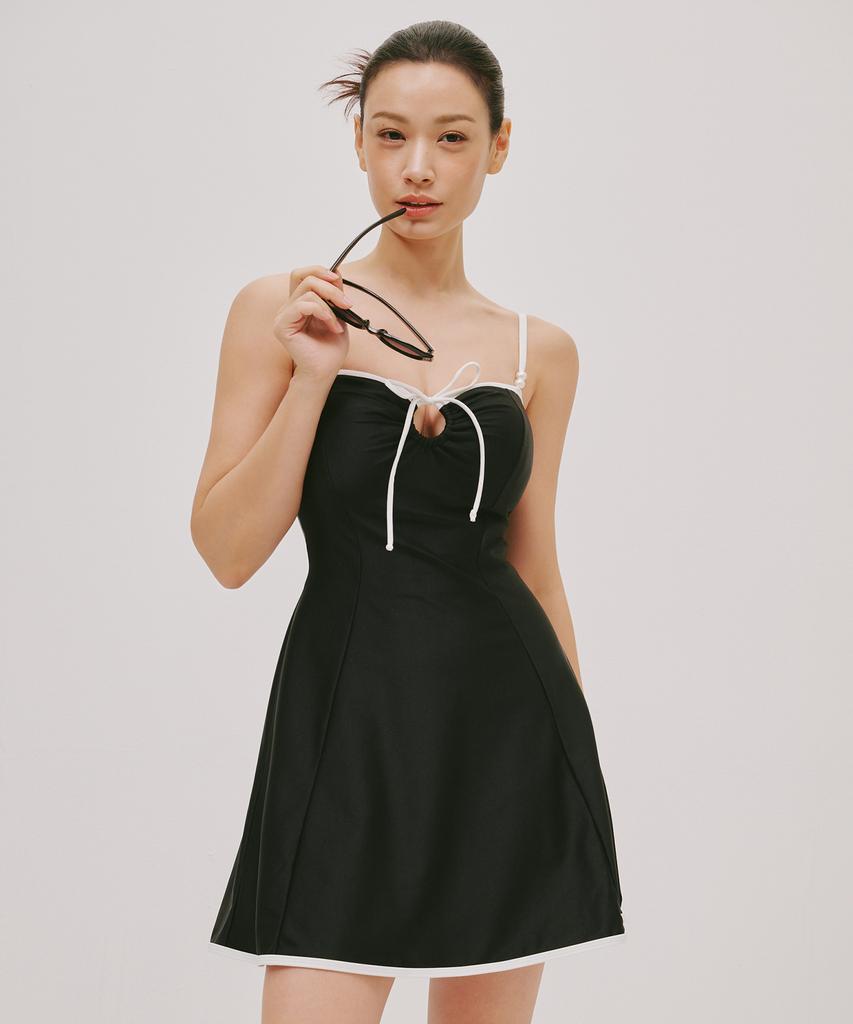 Sonyalebai Pearl Bright Dress Jet Black