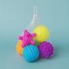 6Pcs Baby Toys Sensory Balls For Children Textured Hand Touch Ball Soft Massage Ball Infant Rattle Senses Toys Educational Bath