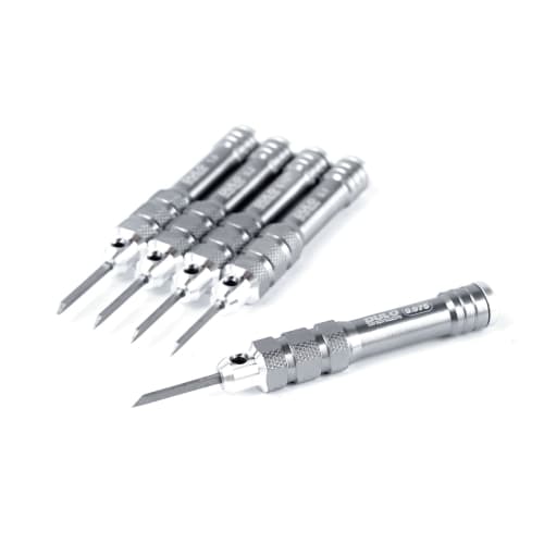 DULO Grip Chisel [Tungsten Blade PRO] for Engraving Plastic Models, Width 0.075mm-1mm, Single Item (Set of 5)