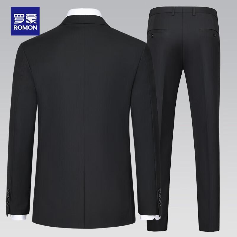 Romon Men's Slim Fit Business Suit Set