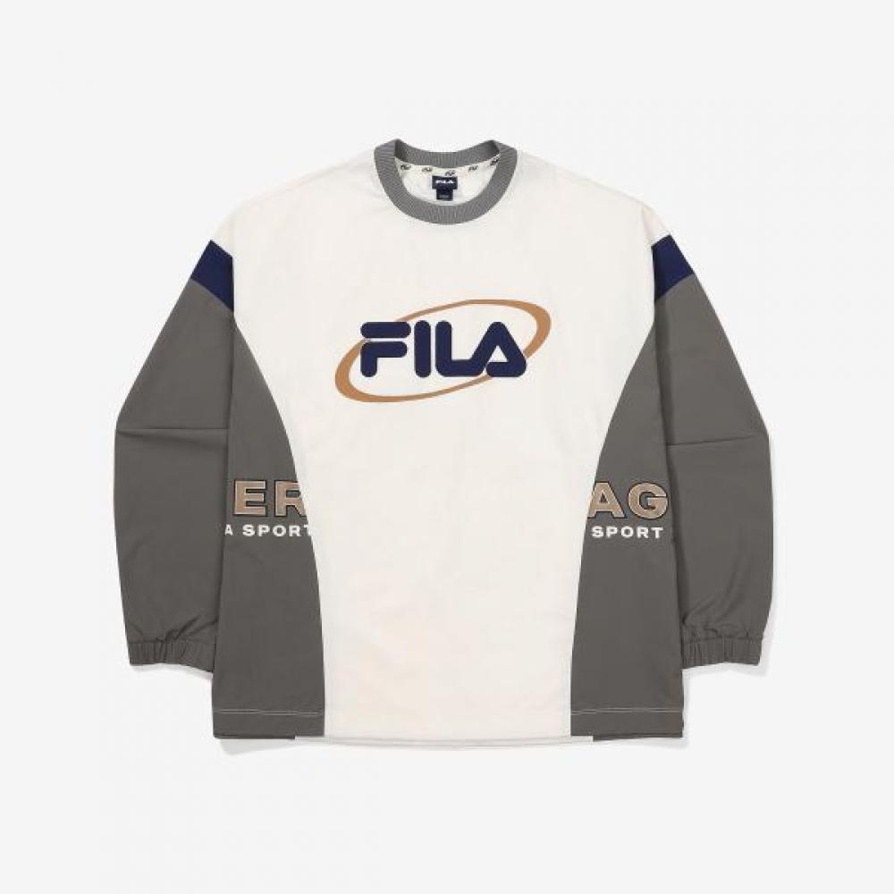 Тканая толстовка Fila Heritage beige/95