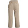 Womens/Ladies Terry Towel Cropped Wide Leg Tracksuit Bottoms