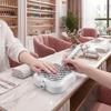 Mini Nail Art Vacuum Cleaner USB Plug-in Fan Nail Dust Extractor Manicure Desk Collector Home Use
