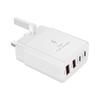 New British 40W Fast Charging Head USB Multi-port Socket Suitable for Samsung S20S21S22S23 Apple 15 Charger
