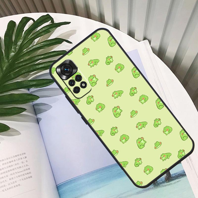 Cute Cartoon Frog Funda For Xiaomi Redmi Note 14 10 11 12 13 15 Pro Plus Case For Redmi 15 15C 14C 12C 10C 13C