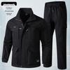 Men's Spring & Autumn Workwear Set: Anti-scald, Welding, Auto Repair, Pure Cotton, Outdoor Casual Labor Protection Clothing