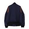 Moncler D10914012385 MONTUSSAN Navy X Orange Bomber Jacket Jacket 3 Navy X orangeUsed