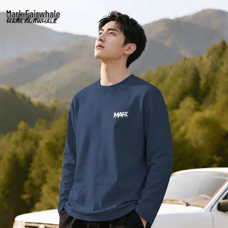 Mark Fairwhale Men's Heavyweight Cotton Long-Sleeve T-Shirt