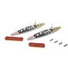 HMA 1/2000 Italian Navy Conte di Cavour-class battleship, set of 2, resin kit