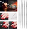Nail Art Dotting Pen Double Head Nail Art Dotting Pen Stainless Steel Nail Painting Pen DIY Decoration Dotting Pen