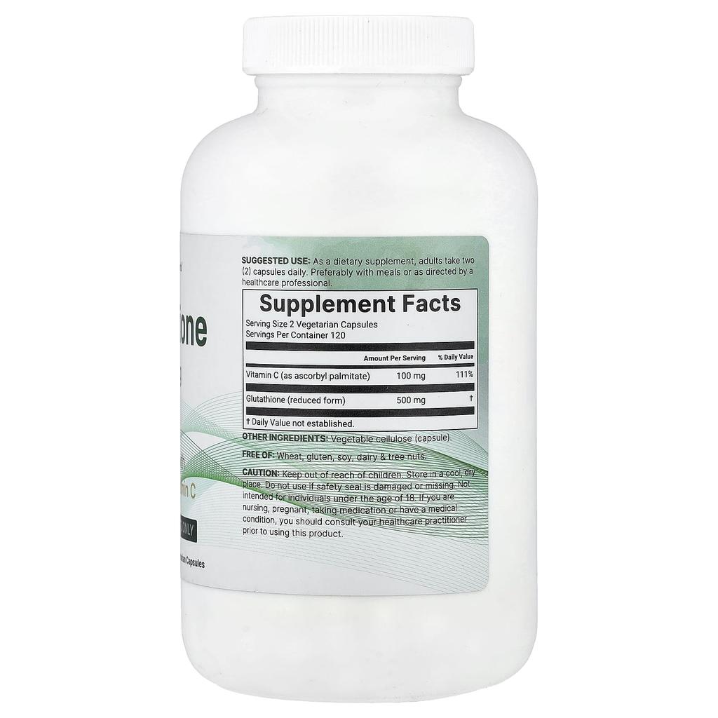 Micro Ingredients Glutathione, Veggie Capsules 240 Tablets