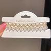 Crystal Beaded Bracelet - Flowing Light Style for Women, French Cool & Refined Design, Perfect for a Fresh Vacation Look.