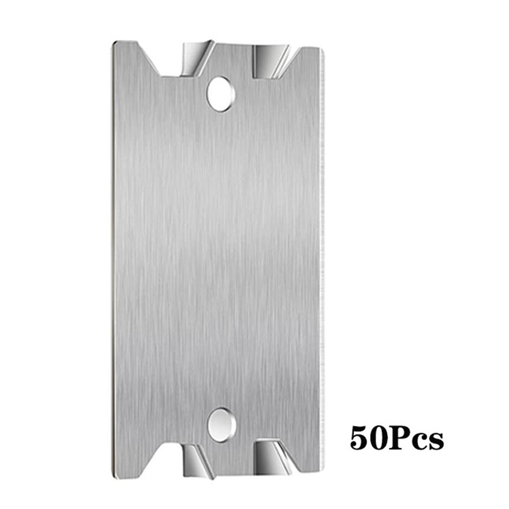 50X Bezpečnostní hřebíková deska pro dřevěné sloupky Ochranná deska kabelů Ocelová bezpečnostní deska pro dřevěný sloupek Hřebíková deska
