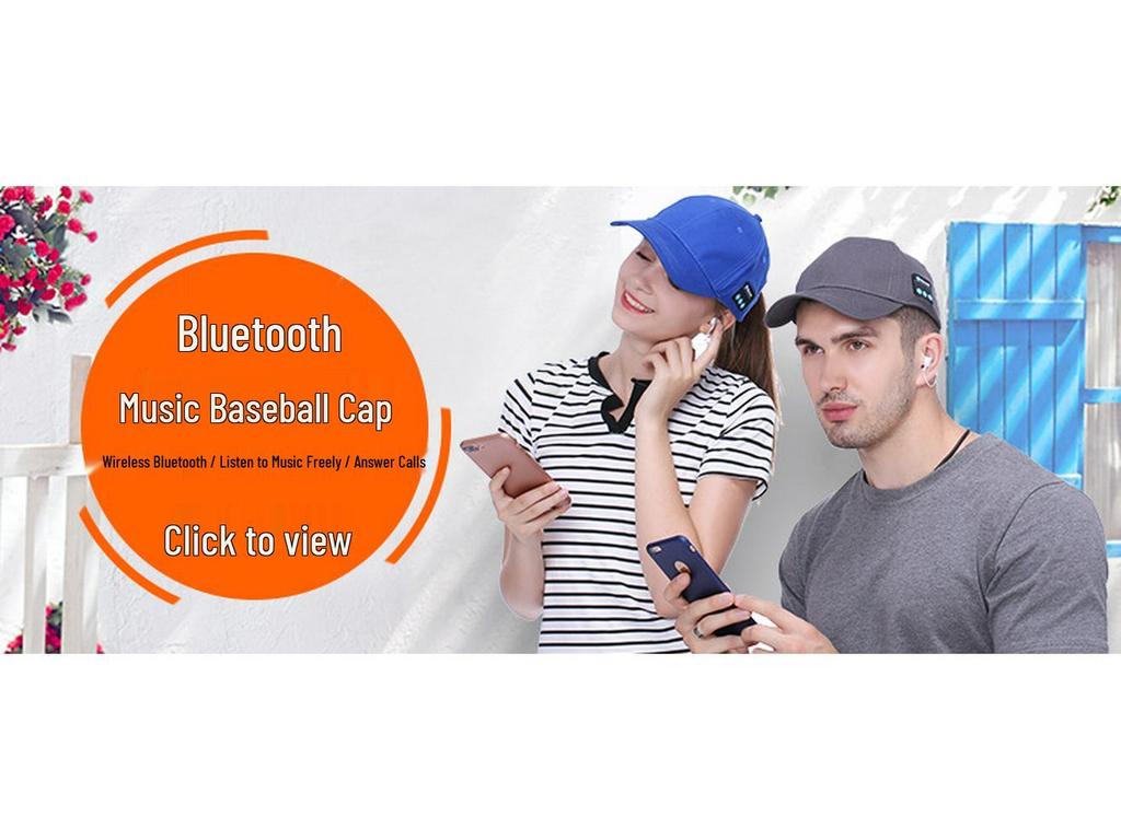Bluetooth V5.0 Knitted Stereo Music Hat with Dual Ear Headset