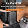 For Chery ICAUR V27 All Inclusive Car B-pillar Anti Kick Panel Carbon Fiber Central Pillar Scratch Resistant Protective Cover