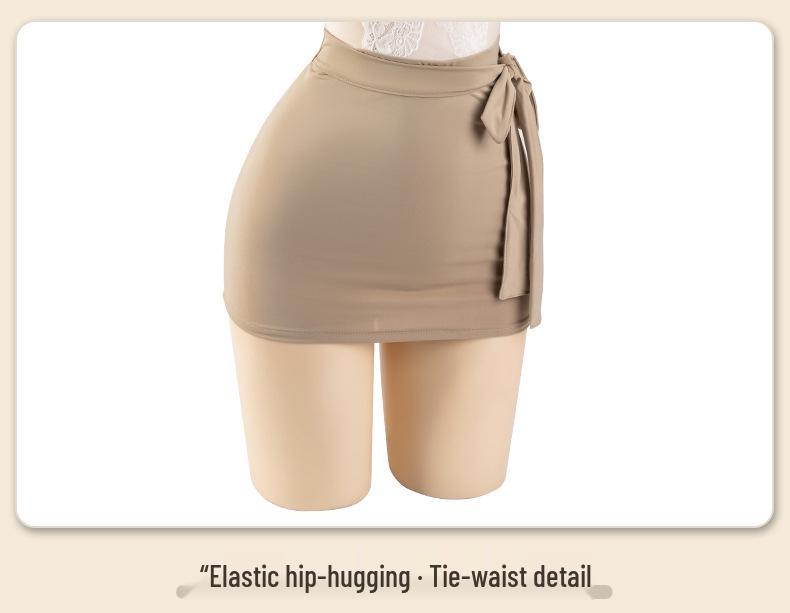 Sexy Lingerie A-line High Waist Lace Bodycon Pencil Skirt for Women 