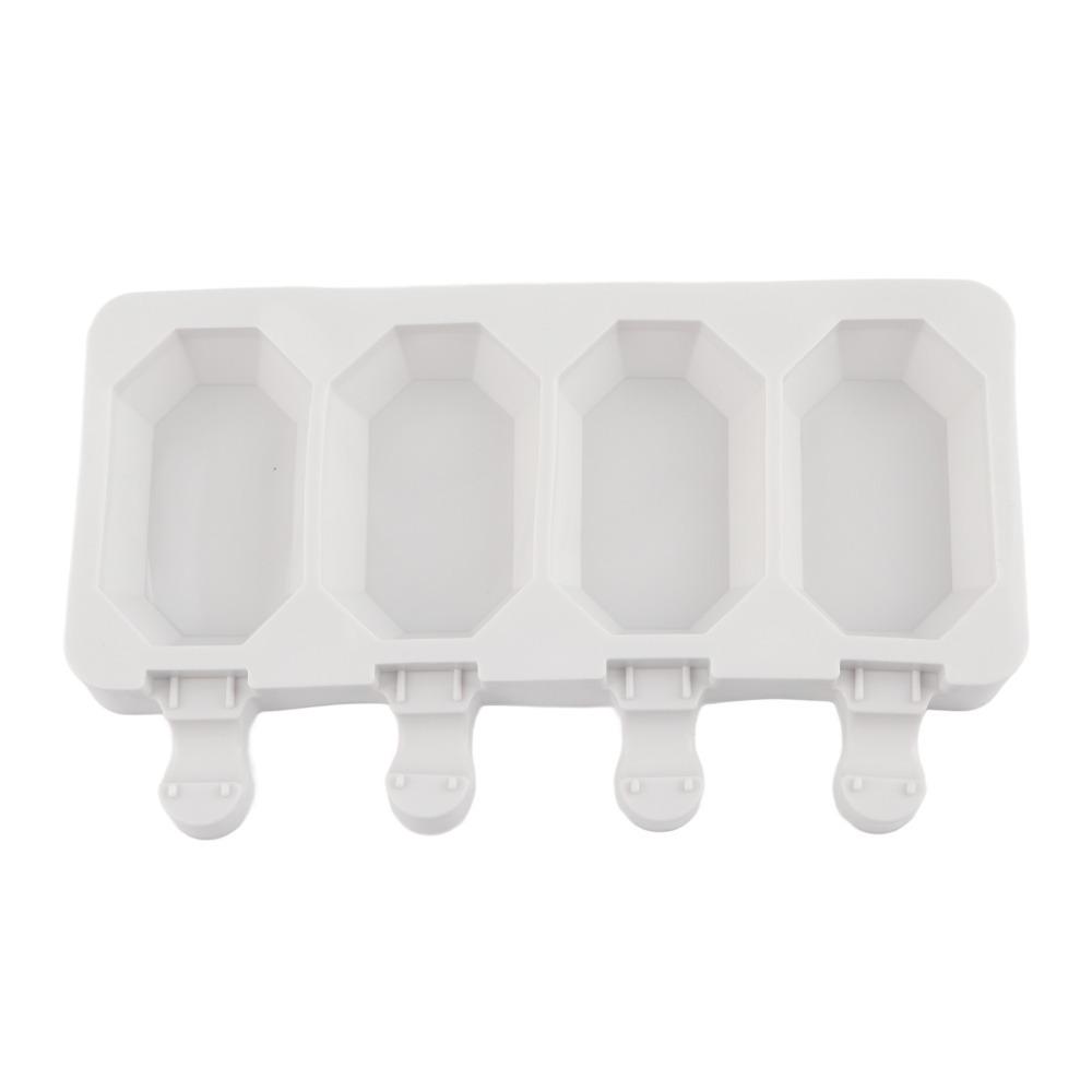 

Multi Grid Ice Cream Mold Heat Resistant Non-Stick Ice Bar Mold Soft and Smooth Easy Release Ice Cream Making Mold
