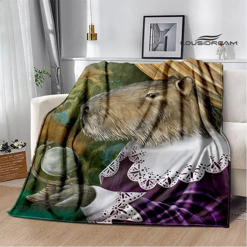 Il Club dei Capibara Coperta anime coperta da lancio copriletto Coperta calda coperte per letti Coperta da picnic regalo di compleanno