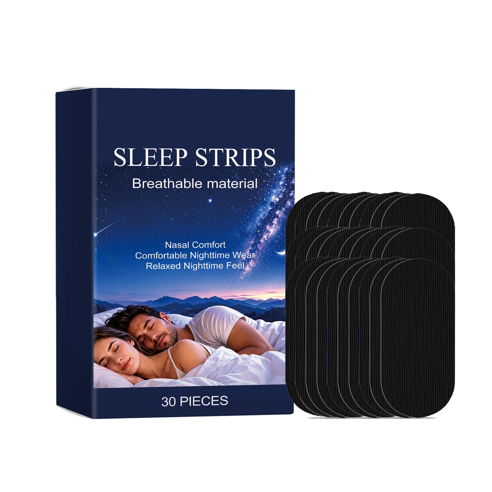 Breathable Sleep Strips for Nasal Comfort and Relaxed Nighttime Use 30 Pieces for Comfortable Night Wear and Improved Sleep Quality One Size