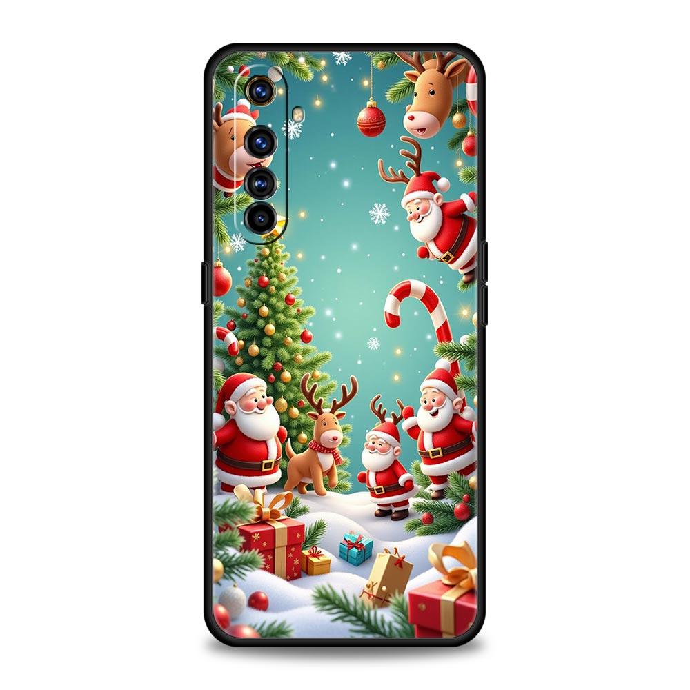 

New Year Christmas Soft TPU For Realme 13 12 11 10 9 Pro Plus GT3 GT2 C21 C25 C35 C53 C55 C67 Pro 5G Phone Case Cover Fundas Bag Realme 11 Pro