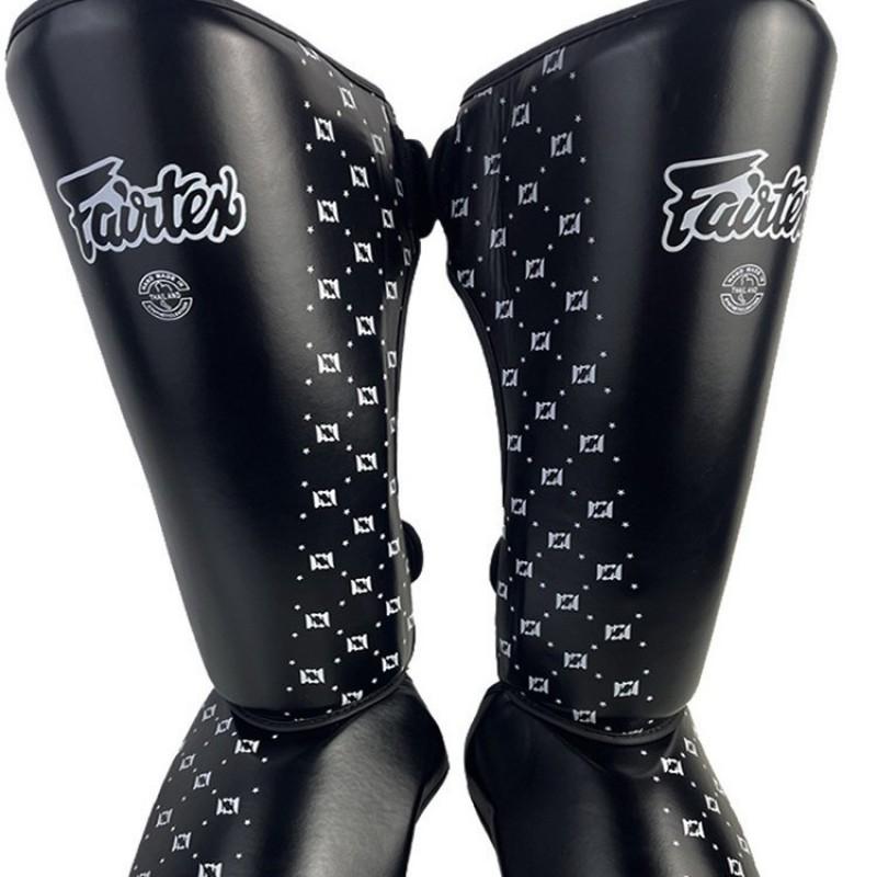 Espinilleras de Artes Marciales Boxeo Muay Thai Kickboxing Protección Adulto Unisex PU Pierna