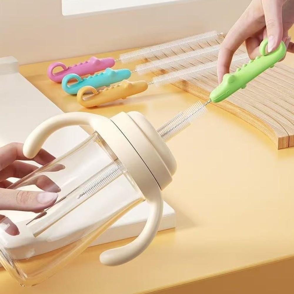 Portable Pacifier Bottle Brushs Cleaners Tool Straw Cleaner New Baby Cleaning Brush