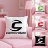 Brand C-C-Cannondaless Cushion Cover Plush Fabric Soft Double-Sided Printed Invisible Zipper Sofa Pillow Case Home Decor