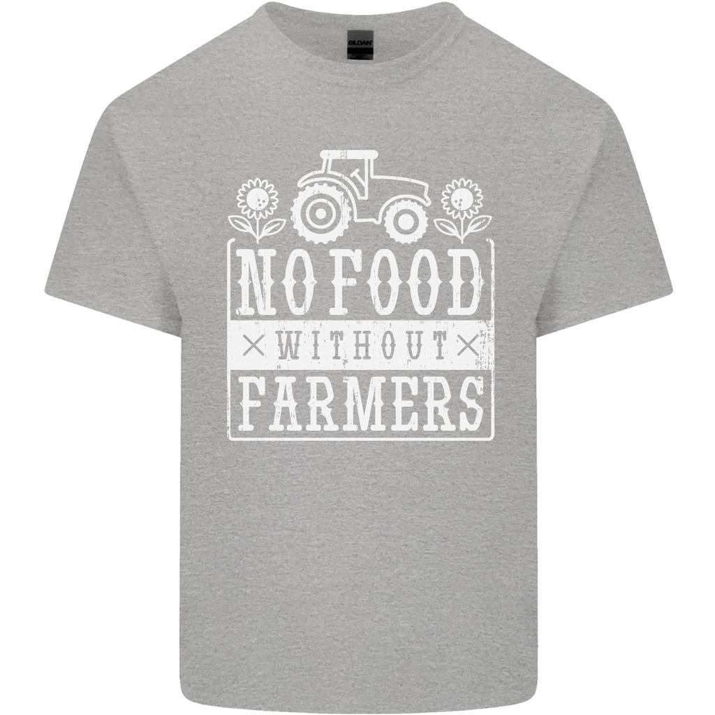 No Food Without Farming Farmers Unisexs Light Cotton TShirt