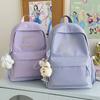 Schoolbag backpack ins light and cute backpack large capacity high school student versatile student simple high value college style