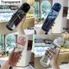 Sports Transparent Water Bottle 780ml Portable Gym Travel Clear Leakproof Drinking Bottle Frosted Bottle Large Capacity Water Cup Bouncing Plastic Cup