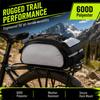 Quick Release Bike Rear Rack Bag 600D Polyester Bicycle Trunk Bag  Bicycles with Rear Racks