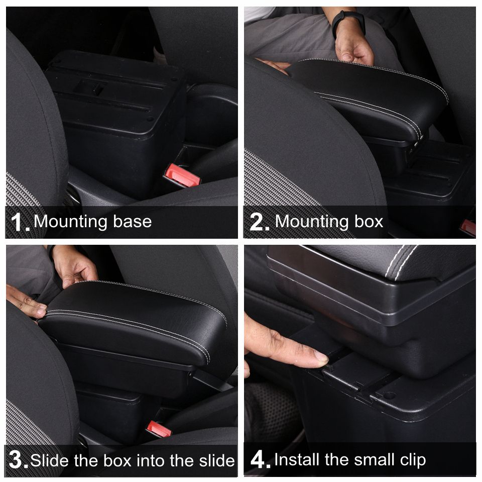 For the Chevrolet Aveo T300 (2011-2020) car armrest box, modified auto parts, box for storing interior parts.