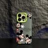 Waving Mickey Is Suitable for 15promax Apple 16pro Mobile Phone Case 14 Cartoon 13pro Europe and America 12 Niche 11