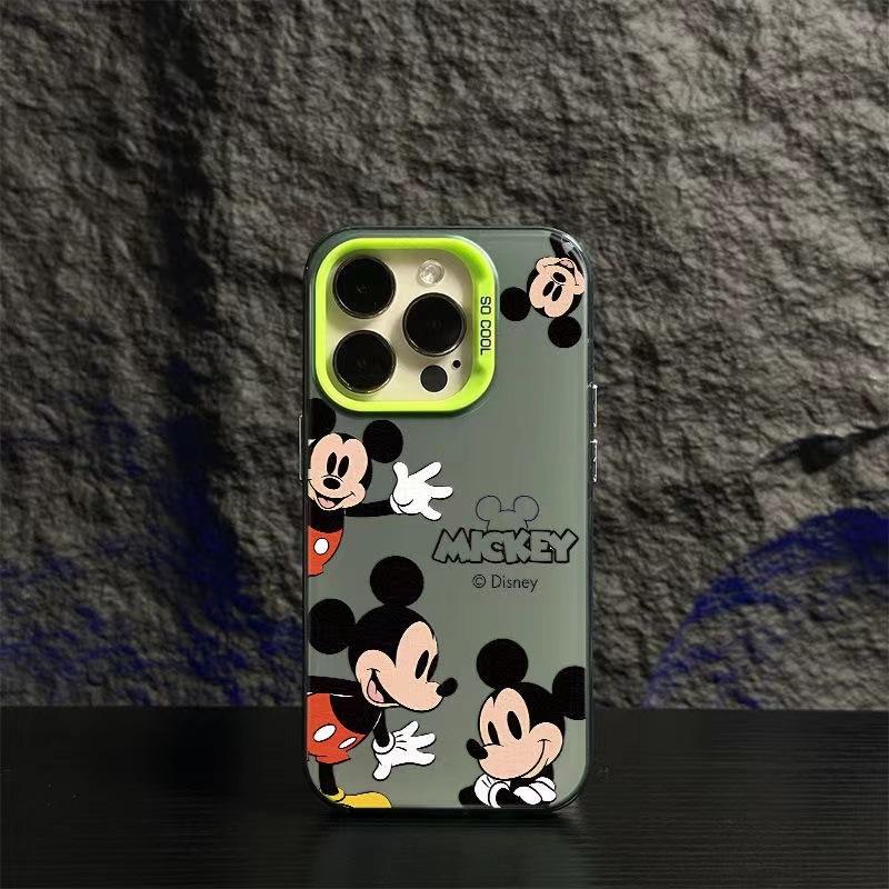 Waving Mickey Is Suitable for 15promax Apple 16pro Mobile Phone Case 14 Cartoon 13pro Europe and America 12 Niche 11