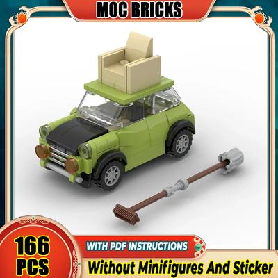 Serie Auto Mattoncini da Costruzione Mr. Bean Mini Mark III Modello Tecnologia Mattoncini Leggendaria Auto Sportiva Giocattoli Fai da Te Per Bambini Bambini