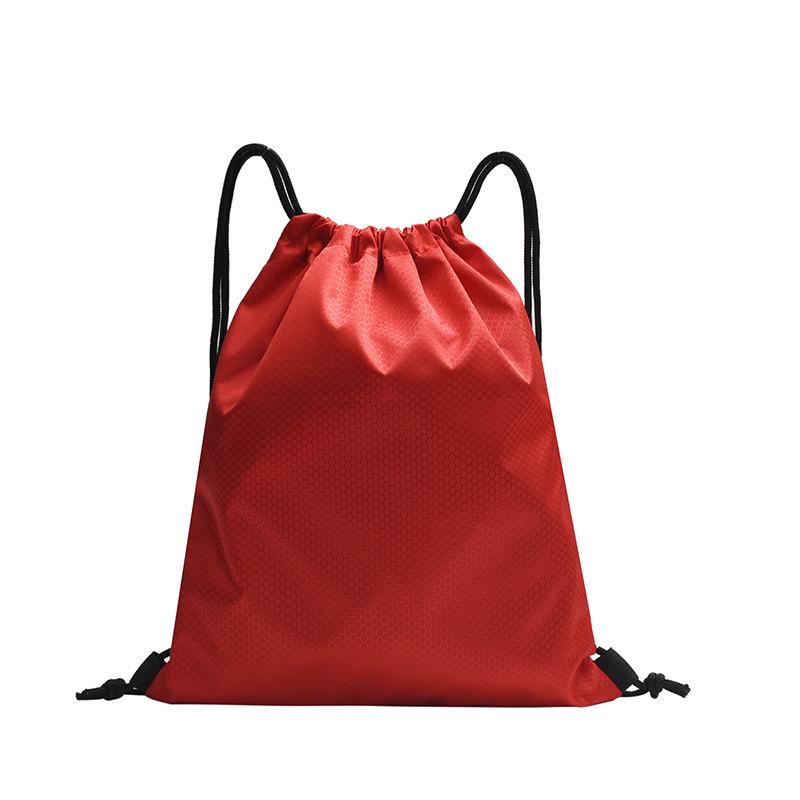 Custom Logo Waterproof Sports Drawstring Bag - Oxford Cloth for Basketball, Football, Marathon Events