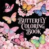 Stationery Gifts for Teens Butterfly Coloring Book Adults And Kids, Compact Size with Artistic Stress Relief Tools Thick Cotton Pulp Paper,