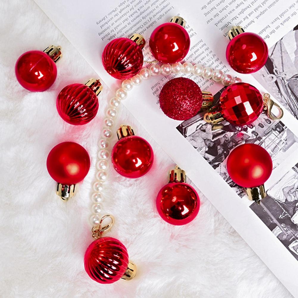 36Pcs/Box 3cm Christmas Ball Decoration Xmas Tree Pendent Ornaments for Home Decor New Year Party Supplies Christmas Gifts