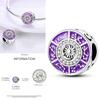 Cat Butterfly Daisy CZ Pave Clip Charm Bead Components Positioning Buckle Copper Metal Silicone Spacer Bead Components Compatible With Authentic