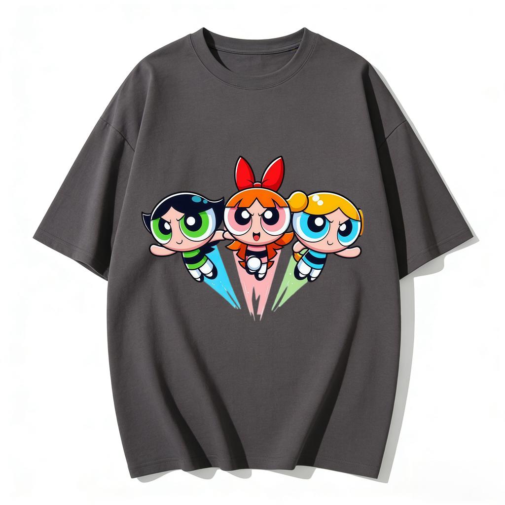 2026 Mädchen Super Kraftvolles Hemd Training Streetwear T-Shirts Damen T-Shirt Atmungsaktiv Fitnessstudio Fitness Familienpassende Outfits Sommer