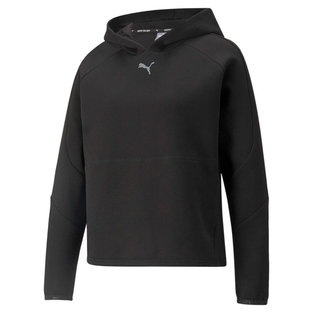 Puma Comfortable Breathable Hooded Pullover Long Sleeve Sweatshirt Women Sweatshirt Black 849519-01