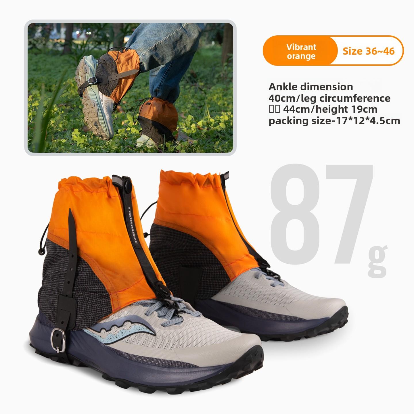 Lightweight Hiking Gaiters Low Cut Sand Gaiters Waterproof Trail Running Gaiters Desert Trekking Shoe Covers