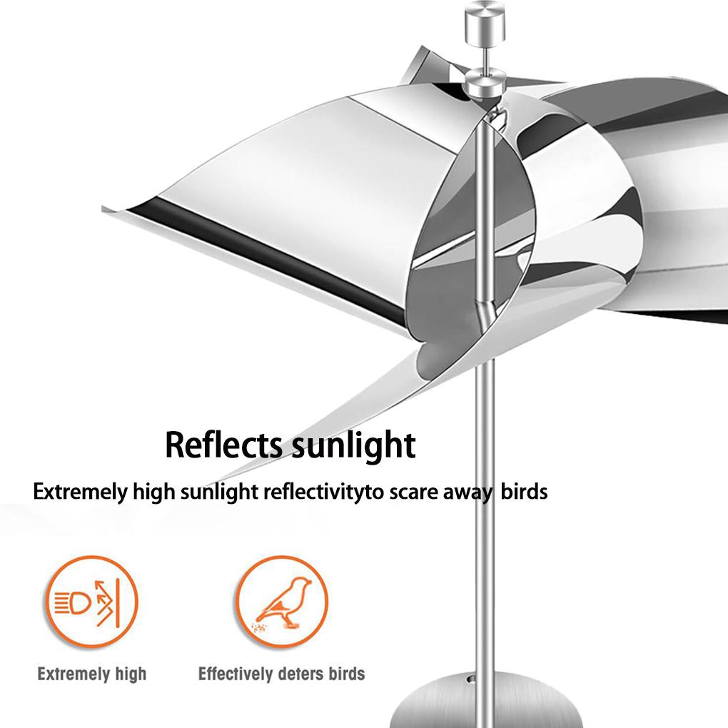 2x Reflektivní odpuzovače ptáků Husy A Holubi Pryč Zahrada Pro Odpuzovače Pro Venku