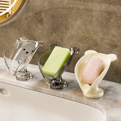 Countertop Draining Soap Box No Need To Drill Holes Household Light Luxury Soap Box Bathroom Removable Suction Cup Storage Rack