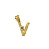 26 Letter Pendant Necklace 18K Pendant Series Ring Gold Color Independent Station Necklace Accessories Jewelry