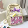Schoolbag New Niche Cute Cartoon KT Cat Bone Backpack Small Fresh Student Schoolbag Casual Large Capacity Backpack