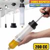 200CC Car Oil Fluid Extractor Automotive Air Pump Filling Syringe Bottle Transfer Auto Fuel Extraction Pump Dispenser Hand Tools