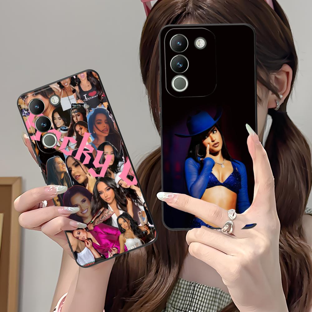 Fashion Becky G Matte TPU Mobile Phone Case for VIVO V60 V50 V40 V30 V29 V27 V25 V23 Pro Lite 5G Colorful Printing Cover