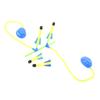 Outdoor Kid Air Pump Jump Rocket for Fun Relaxation 2 Kids Pump Jump Rocket Set for Kids