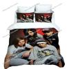 Rock Band Duvet Cover Set HD Comforter Cover Tokio Hotel Band Printed Bedding Set for Adult Kids Single Twin Full Queen King